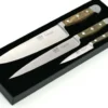 Coffret 3 couteaux forgés Güde Alpha Chêne