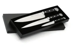 Coffret 3 couteaux Güde Alpha en acier forgé