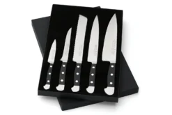 Coffret 5 couteaux Güde Alpha en acier forgé
