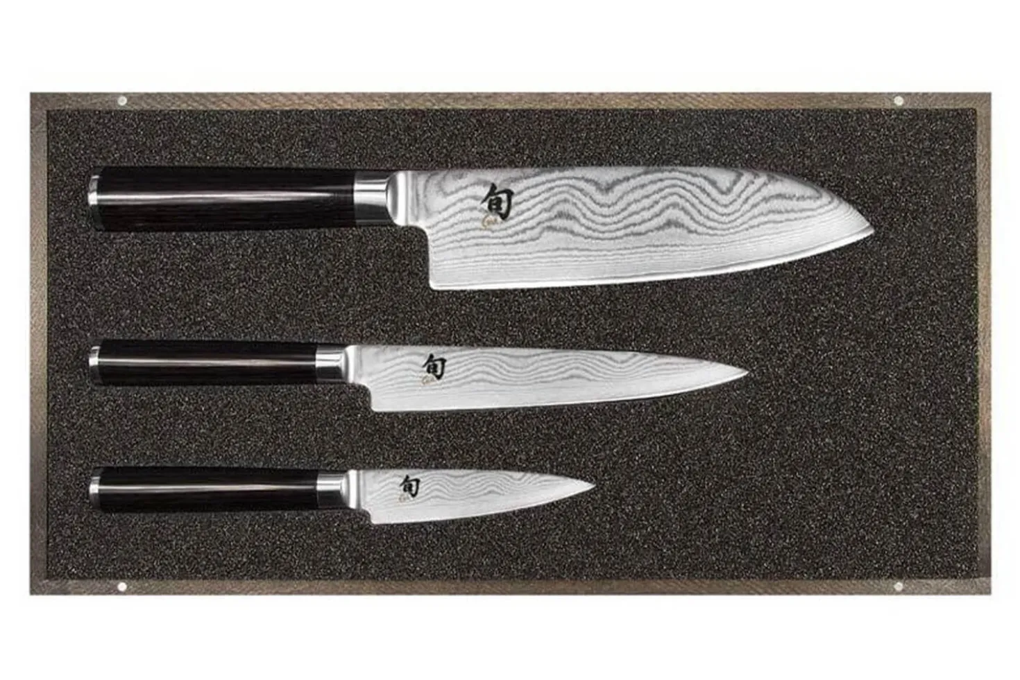 Coffret 3 couteaux japonais Kai Shun Classic Damas