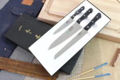 Coffret 3 couteaux japonais MAC Chef : Universel + Chef + Pain