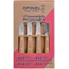 Coffret 4 couteaux Opinel Les Essentiels manche hêtre