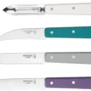 Coffret 4 couteaux Opinel Les Essentiels Art Déco manches couleurs