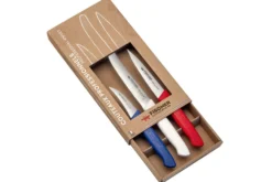 Coffret 3 couteaux professionnels Fischer Creative Chef Bleu Blanc Rouge