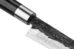 Coffret 3 couteaux Samura Blacksmith martelés : universel + santoku + nakiri