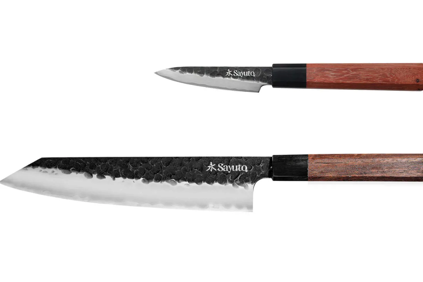 Coffret 2 couteaux Sayuto Séquoia San Mai Kiritsuke + Office