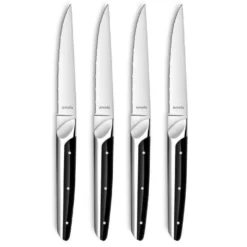 Coffret 4 couteaux à steak Amefa Emperor lame dentelée