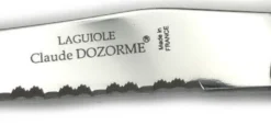 Coffret 6 couteaux à steak Laguiole C. DOZORME lames dentelées manches bubinga