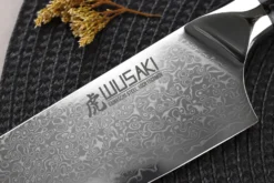 Coffret 3 couteaux Wusaki Sakin Damas 10Cr Chef + Universel + Office