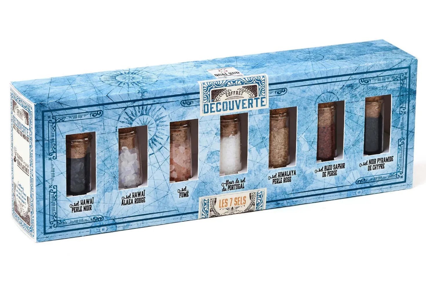 Coffret découverte Quai Sud 7 sels du monde
