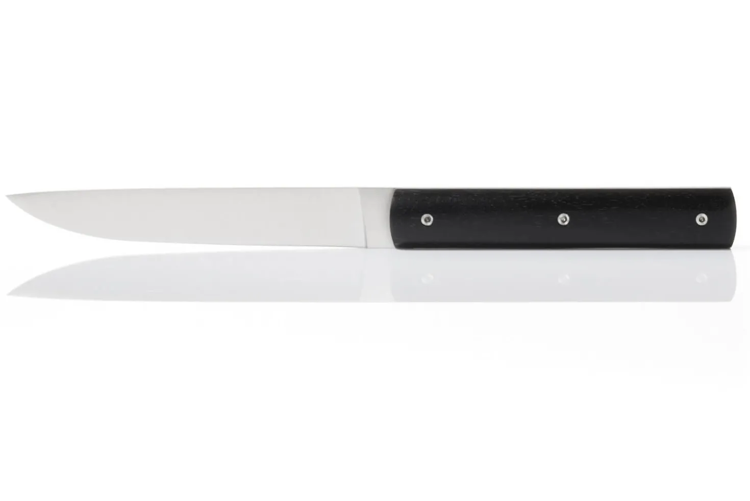 Coffret de 4 couteaux de table faits mains Perceval 888 noir