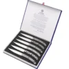 Coffret de 6 couteaux de table Le Coq Français Forêt