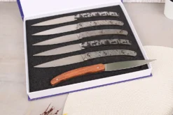 Coffret de 6 couteaux de table Le Coq Français Forêt