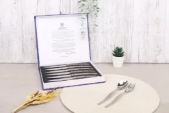 Coffret de 6 couteaux de table Le Coq Français Forêt