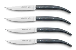 Coffret de 4 couteaux à steak Arcos The Origin manche micarta bleu