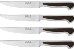 Coffret de 4 couteaux à steak Güde Delta 4-D380/12 en acier forgé lame 12cm