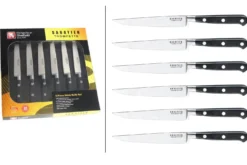 Coffret de 6 couteaux à steak Sabatier Trompette manches à rivets