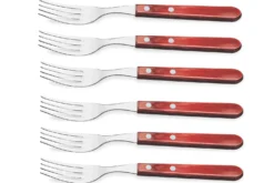 Coffret de 6 fourchettes Tramontina Jumbo coloris rouge