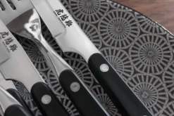 Coffret de table Wusaki 4 couteaux à steak 10.5cm à bout rond