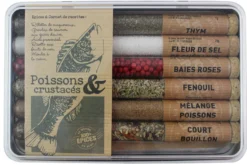 Coffret d'épices Le Monde en Tube Poissons et Crustacés 6 saveurs