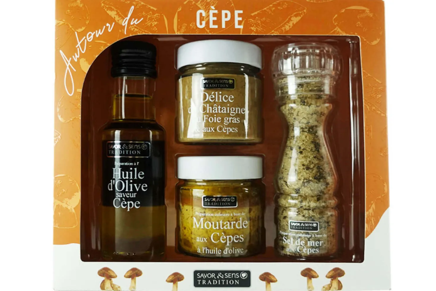 Coffret gourmand Savor&Sens Autour du Cèpe