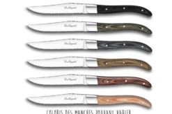 Coffret élégant de 6 couteaux à steak Lou Laguiole