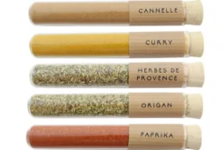 Coffret 5 mini tubes d'épices Le Monde en Tube Mes p'tites épices les chouchous