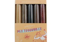 Coffret 5 mini tubes d'épices Le Monde en Tube Mes p'tites épices Mes trouvailles