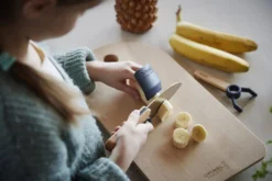Coffret Opinel Le Petit Chef couteau + éplucheur + protège-doigts - Bleu