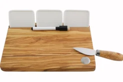 Coffret plateau à fromage avec couteau Bérard Acero en olivier