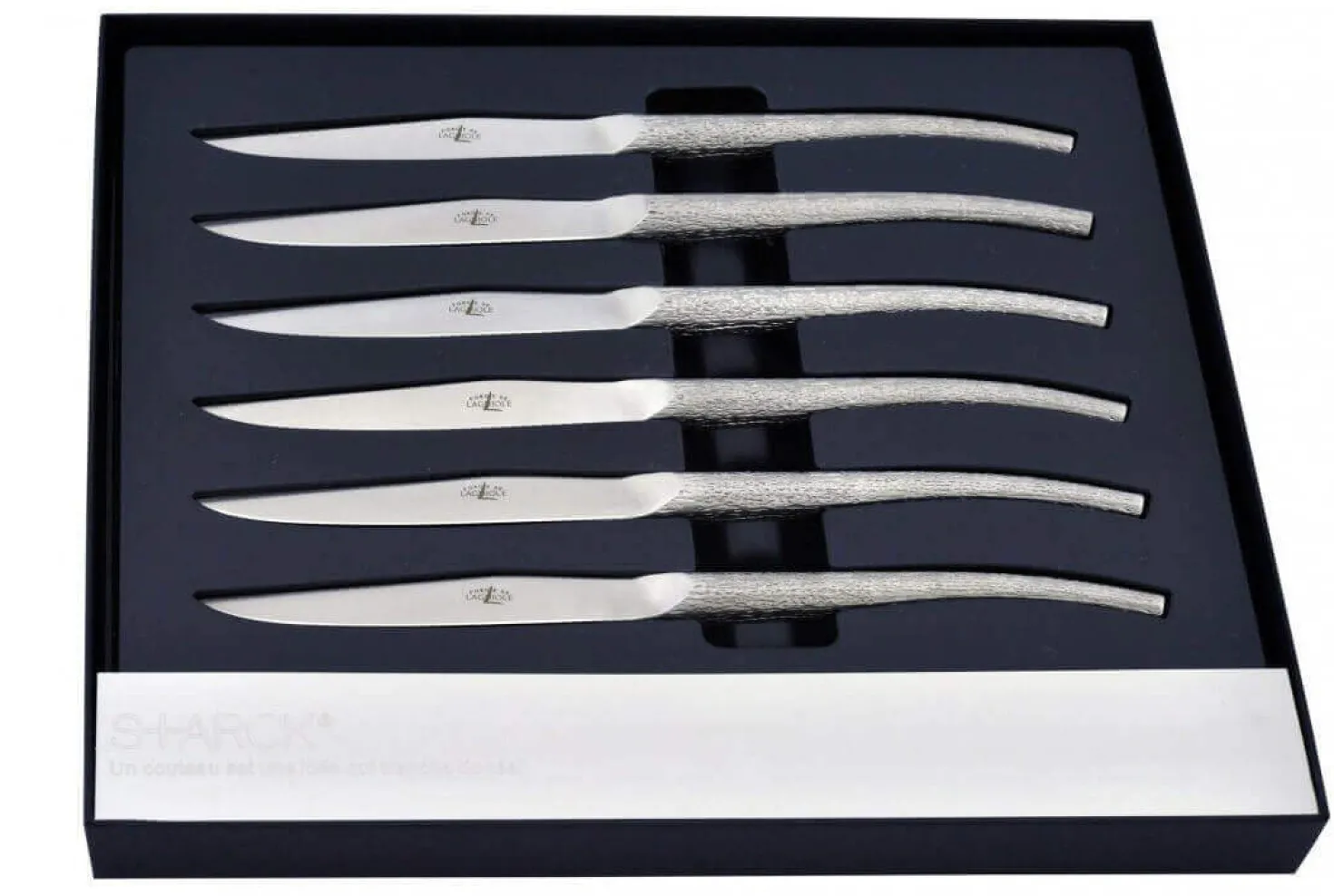 Coffret prestige 6 couteaux de table Forge de LAGUIOLE design P. STARCK