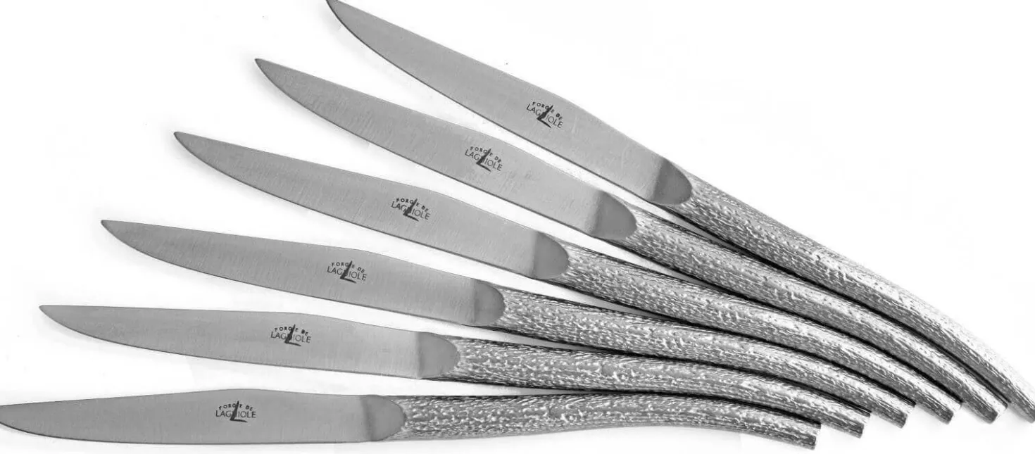 Coffret prestige 6 couteaux de table Forge de LAGUIOLE design P. STARCK