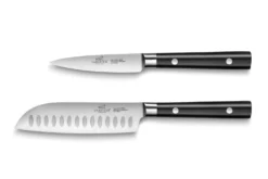 Coffret SABATIER International Leonys Office 9cm + Santoku alvéolé 12cm
