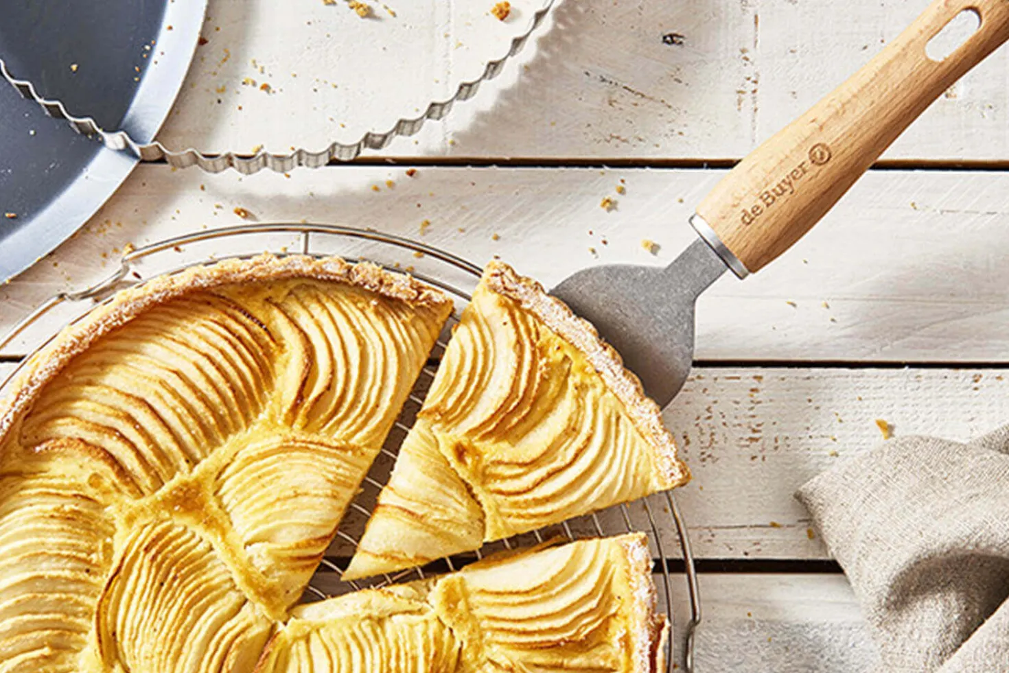 Coffret tarte De Buyer Homebaking 4 pièces