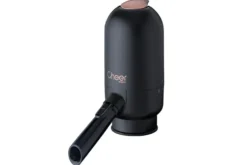 Coffret tire-bouchon électrique et accessoires pour le vin Cheer Moda Matrix - Noir & Bronze