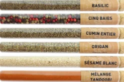 Coffret 6 tubes d'épices Le Monde en Tube Recevoir au jardin