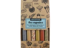 Coffret 6 tubes d'épices Le Monde en Tube Recevoir les copains