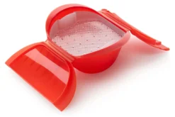 Coffret vapeur Maxi Lékué rouge avec filtre