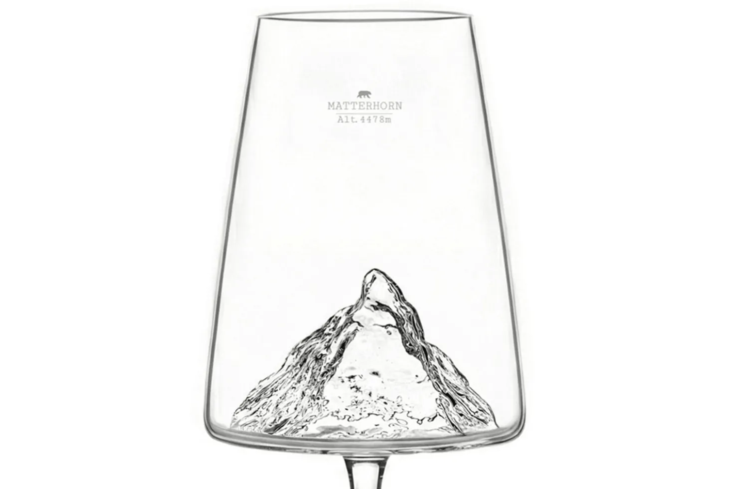 Coffret verre à vin Alaskan Maker Topographic Mont Cervin