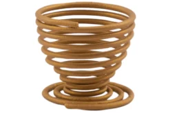 Coquetier spirale Point-Virgule Wire or
