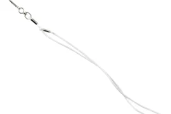 Cordon sifflet Elless nylon blanc 39cm