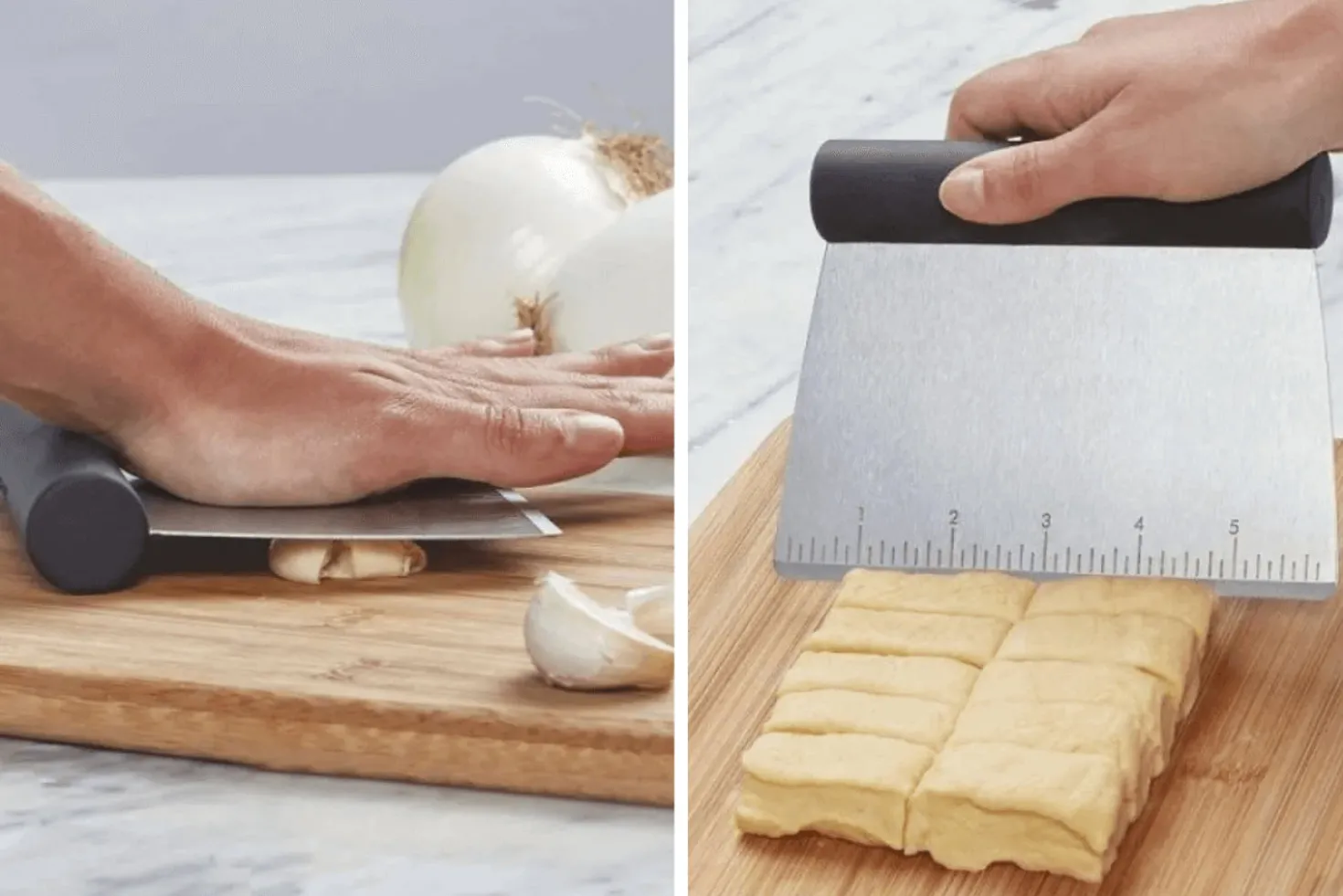 Corne coupe-pâte Kitchen Aid en acier inoxydable