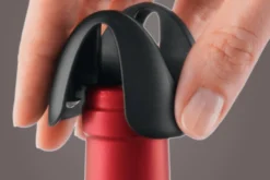 Coupe capsule à vin 4 molettes Vacu Vin noir