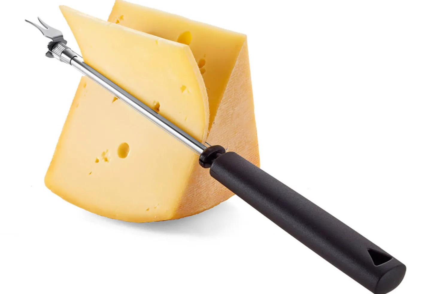 Coupe-fromage à fil Triangle 26cm manche en green grip noir