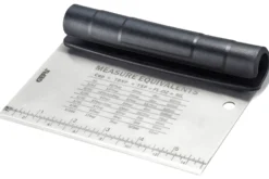 Coupe-pâte Gefu Dutto 2-en-1 en acier inox et polymère noir