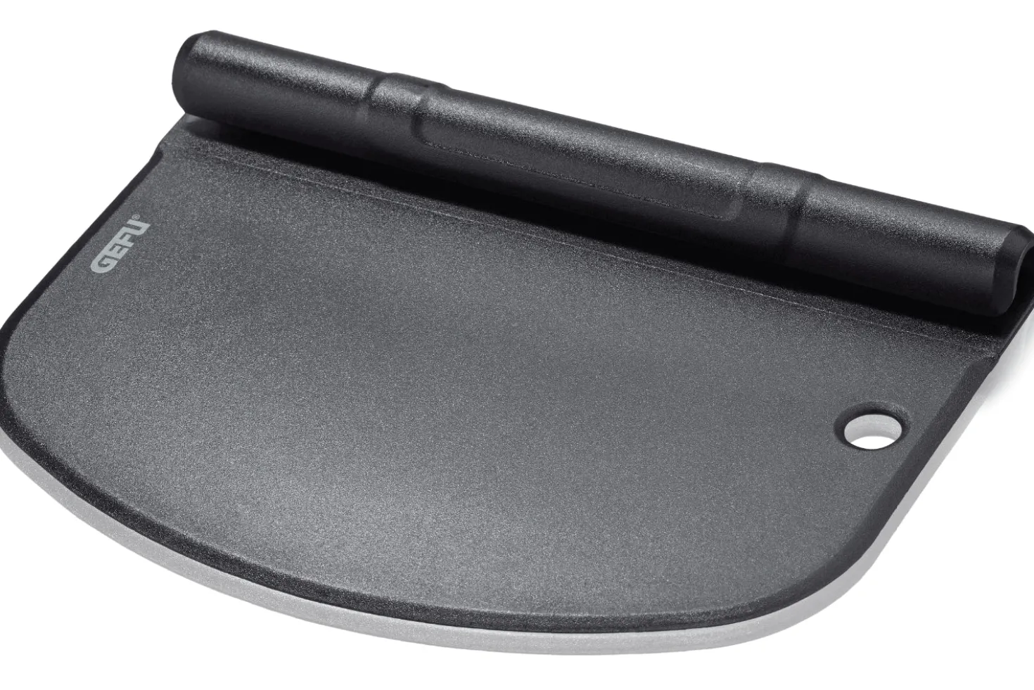 Coupe-pâte Gefu Dutto 2-en-1 en acier inox et polymère noir