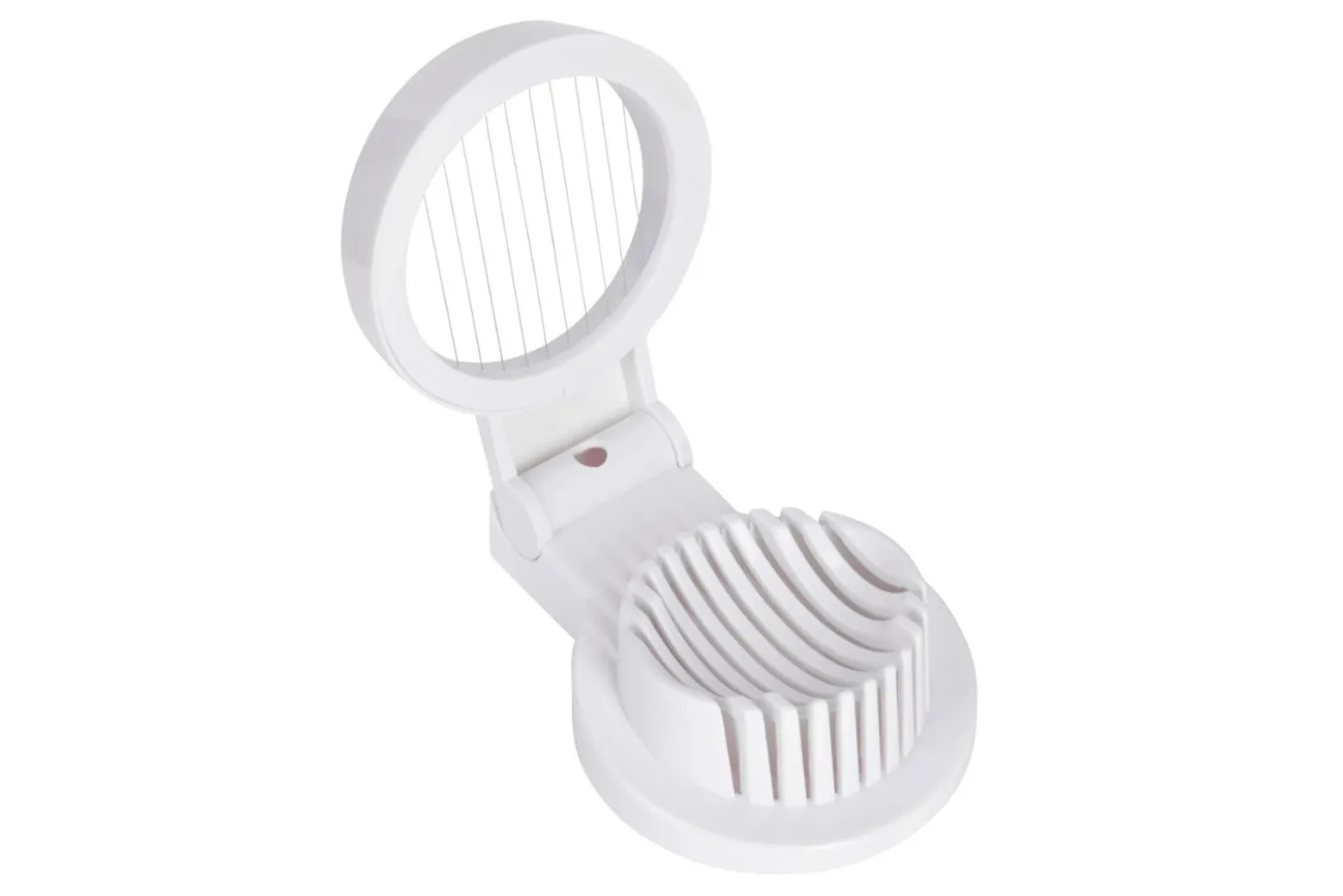 Coupe-œufs KitchenCraft en acier inoxydable et polymère blanc