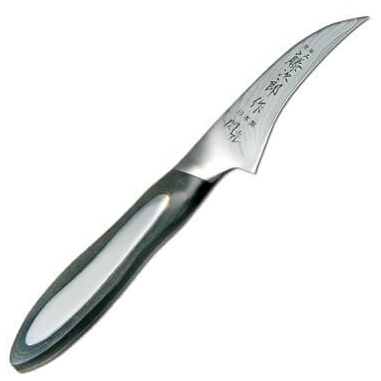 Couteau Bec d'Oiseau TOJIRO Flash lame damas 7 cm