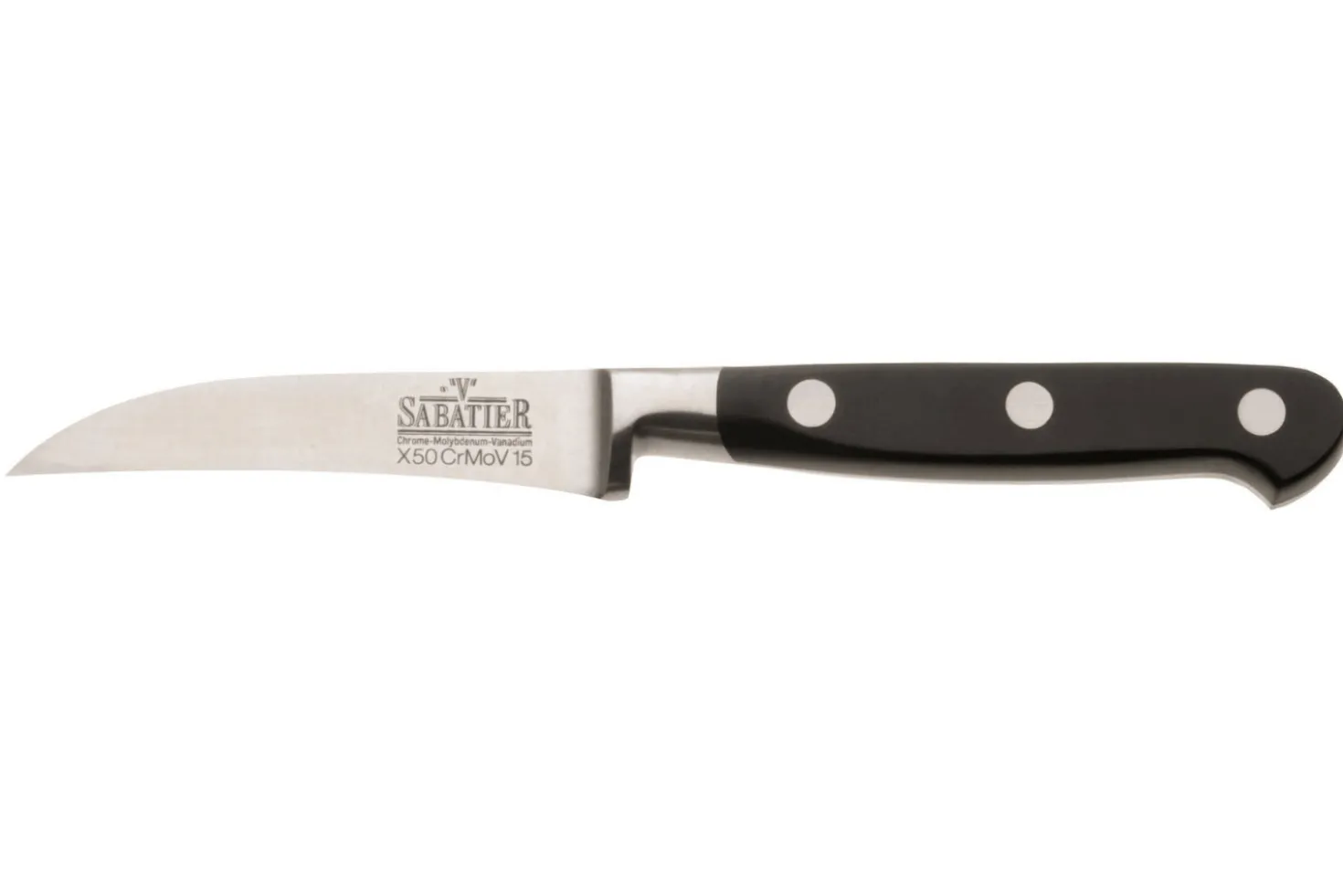Couteau bec d'oiseau V. Sabatier lame inox 8,5cm manche ABS