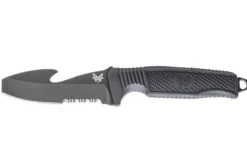 Couteau Benchmade H20 Fixed 112SBK-BLK lame 8,9cm manche caoutchouc avec étui en kydex